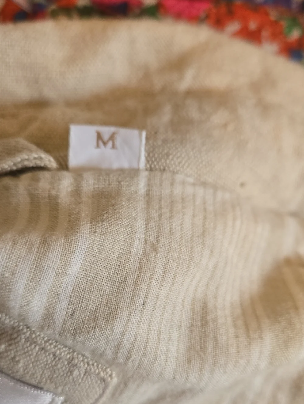 Perry Ellis Men's Linen Blend Zip-Front Jacket  Beige NWT